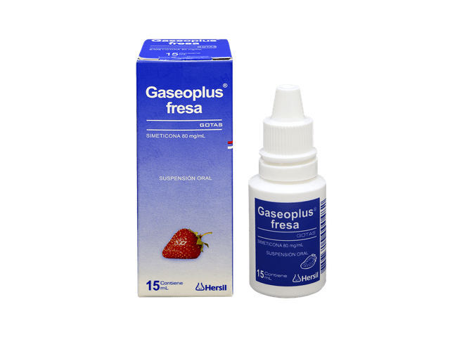 GASEOPLUS FRESA 80 mg/mL - Hersil - gotas