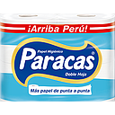 Papel Higienico Paracas Doble Hoja Celeste 4 Rollos