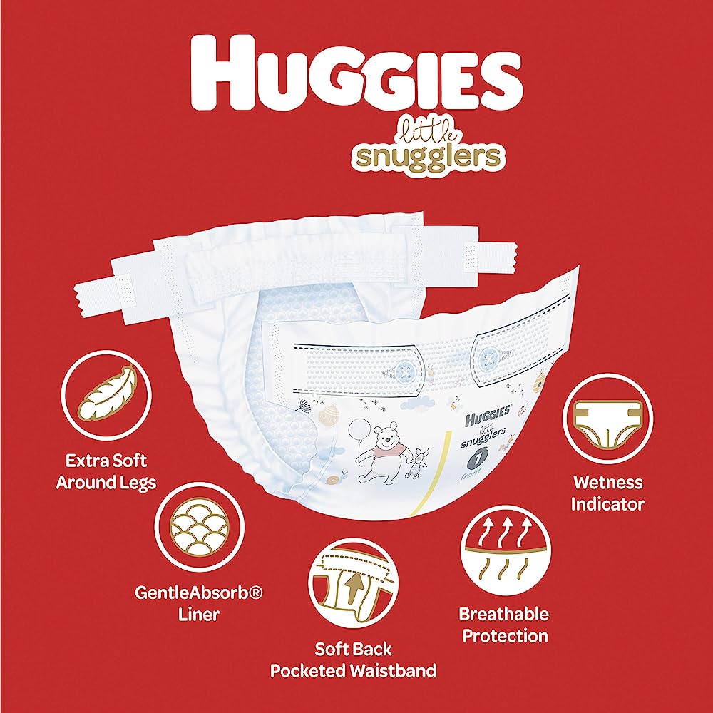 Pañal Huggies Natural Care M x Und